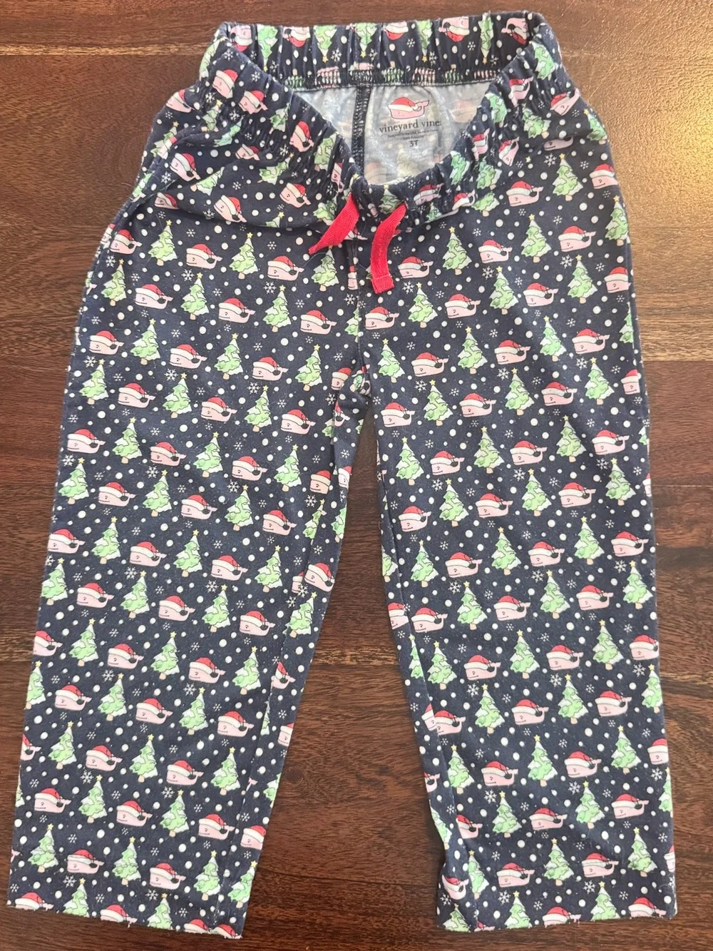 Vineyard Vines Navy Christmas Pajamas